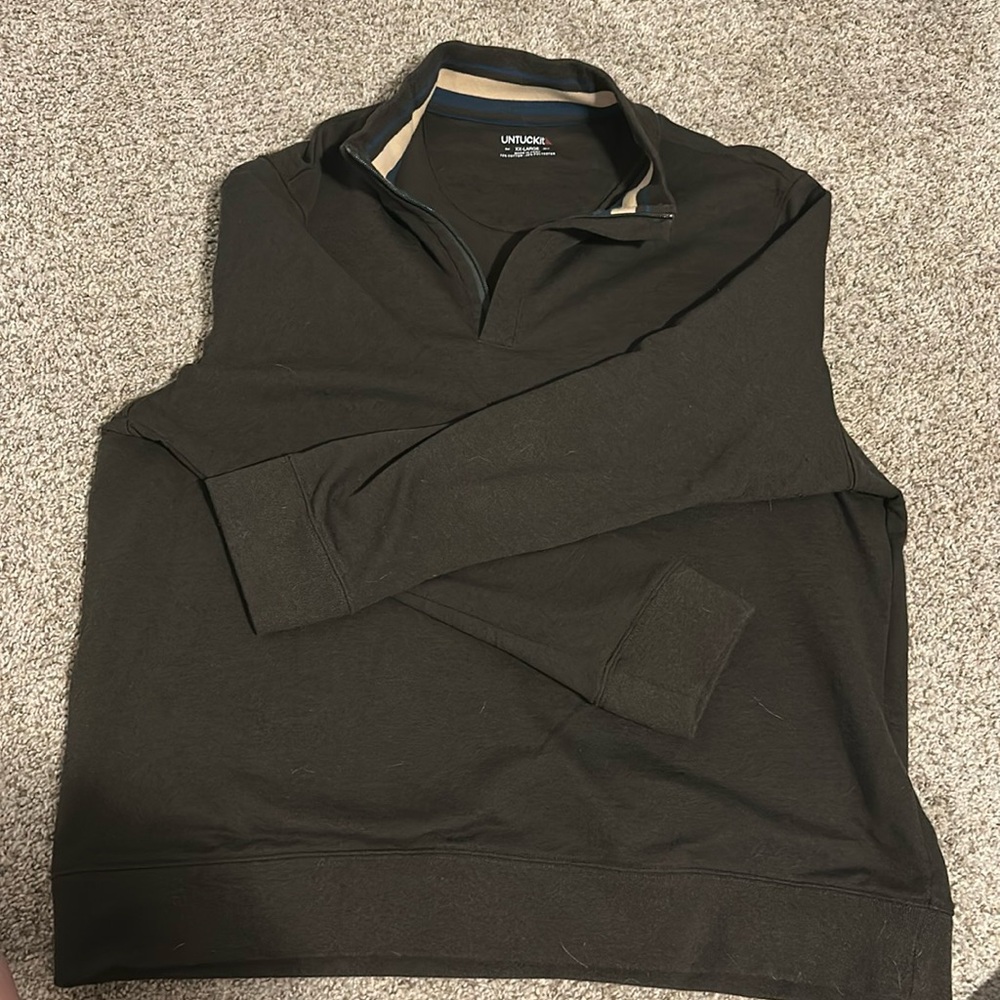 Untuckit 3/4 zip men’s sweater 2xl